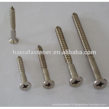 OEM Factory Bugle Phillips Head Drywall Self Tapping Wood Screws, vis à bois avec zingué